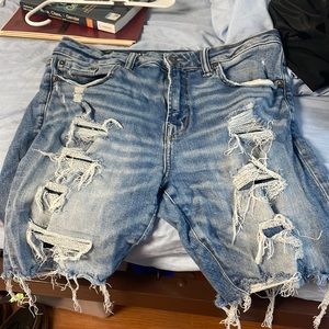 American eagle jean shorts